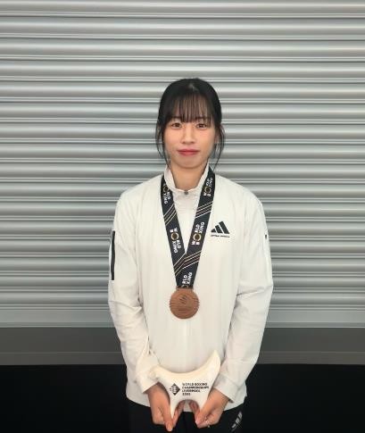 화순군청 임애지 선수, 세계선수권 동메달...한국 여자 복싱 새 역사